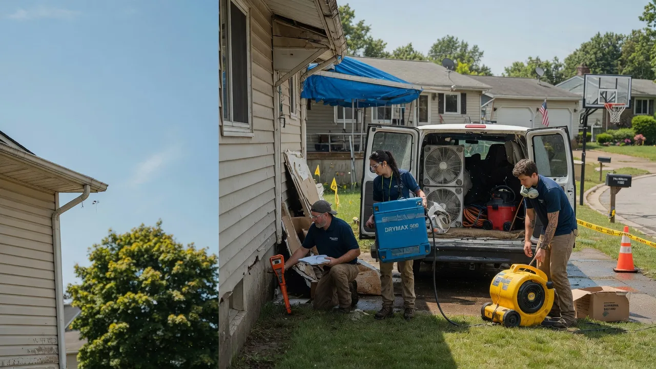 Ceiling Leak Cleanup in Elwell, MI near me